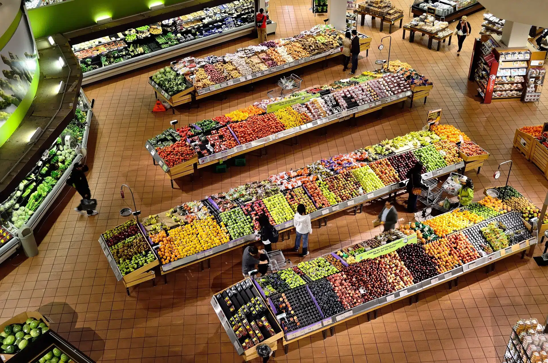 supermarche bio business alimentation