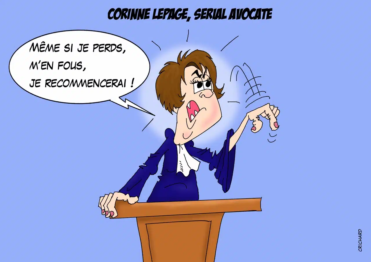 corinne lepage seria avocat dessin de CRichard