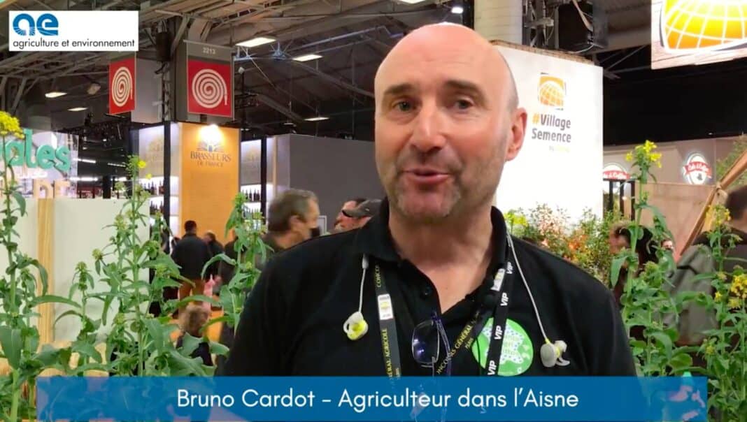 Brunot Cardot agriculteur de l'Aisne