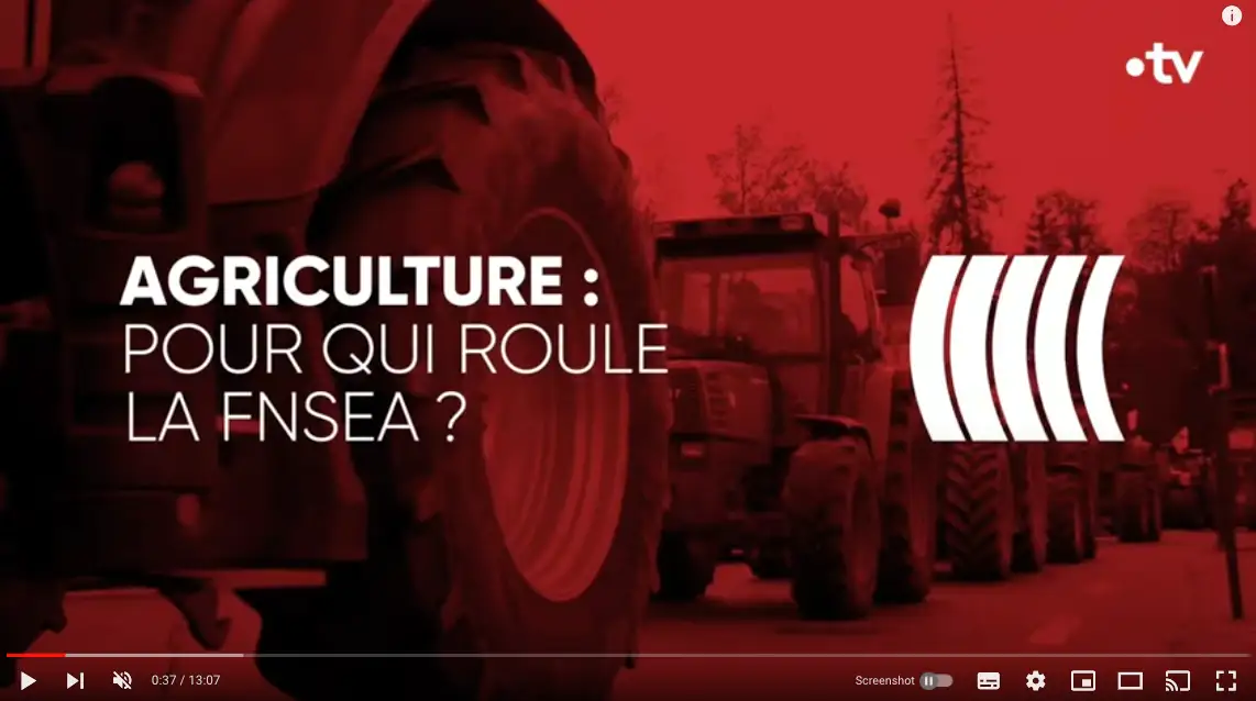 Complement enquete FNSEA pour qui roule la FNSEA