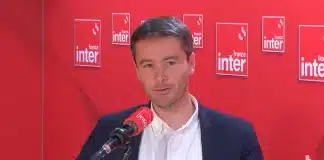 Martin Rieussec-Fournier sur France inter / copie écran de Dailymotion / Qui monte les mutelles de santé contre les pesticides ?