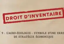 agroécologie symbole d’une erreur de stratégie économique
