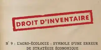 agroécologie symbole d’une erreur de stratégie économique